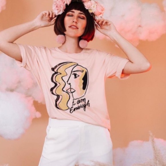 FINAL PRICE Blush I Am Enough DazeyLA Slouchy - Picture 3 of 5